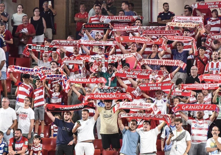 La crispación en la grada del Granada enrarece el debut en casa